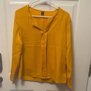 SHEIN Vibrant Yellow Blouse